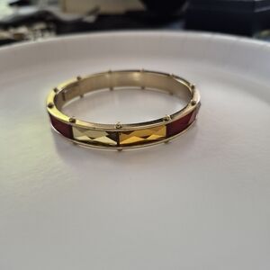 Jessica Simpson Gold and Red Bracelet